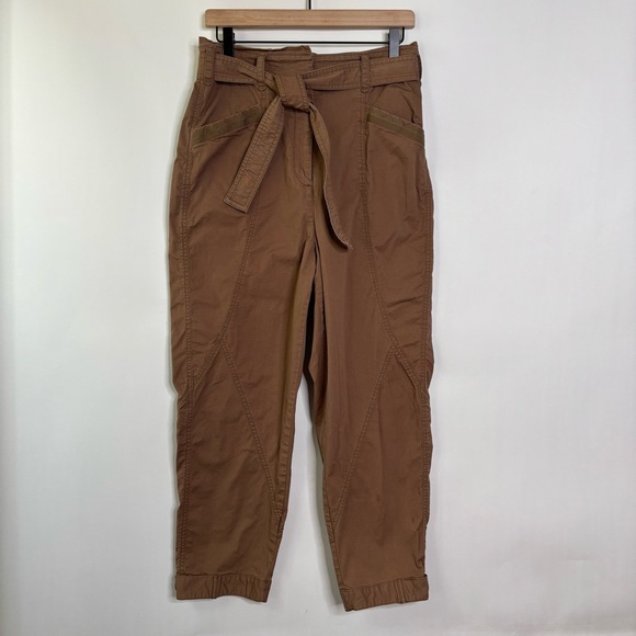 Anthropologie Ellie Embroidered Utility Pants size 8 - Picture 3 of 14